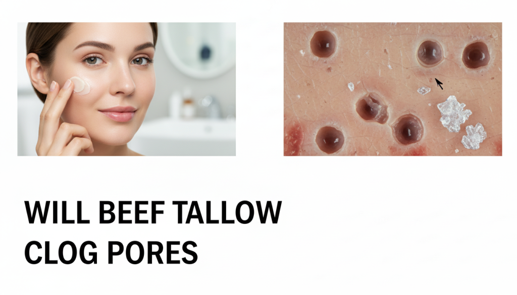 will beef tallow gonna clog the pores? let's know it together