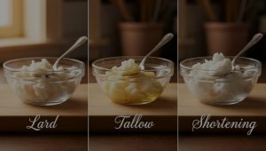 lard vs tallow vs shortening